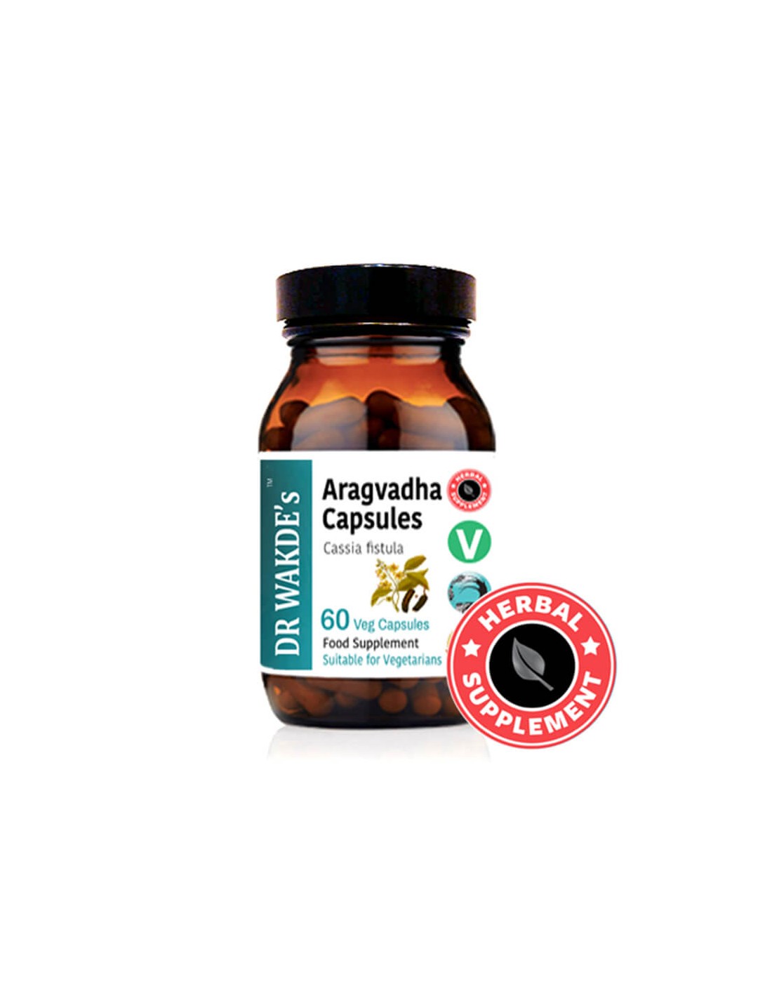 Aragvadha (Aragvadha, Cassia fistula) - for gastrointestinal ailments, 60 capsules - Nutra Best Europe