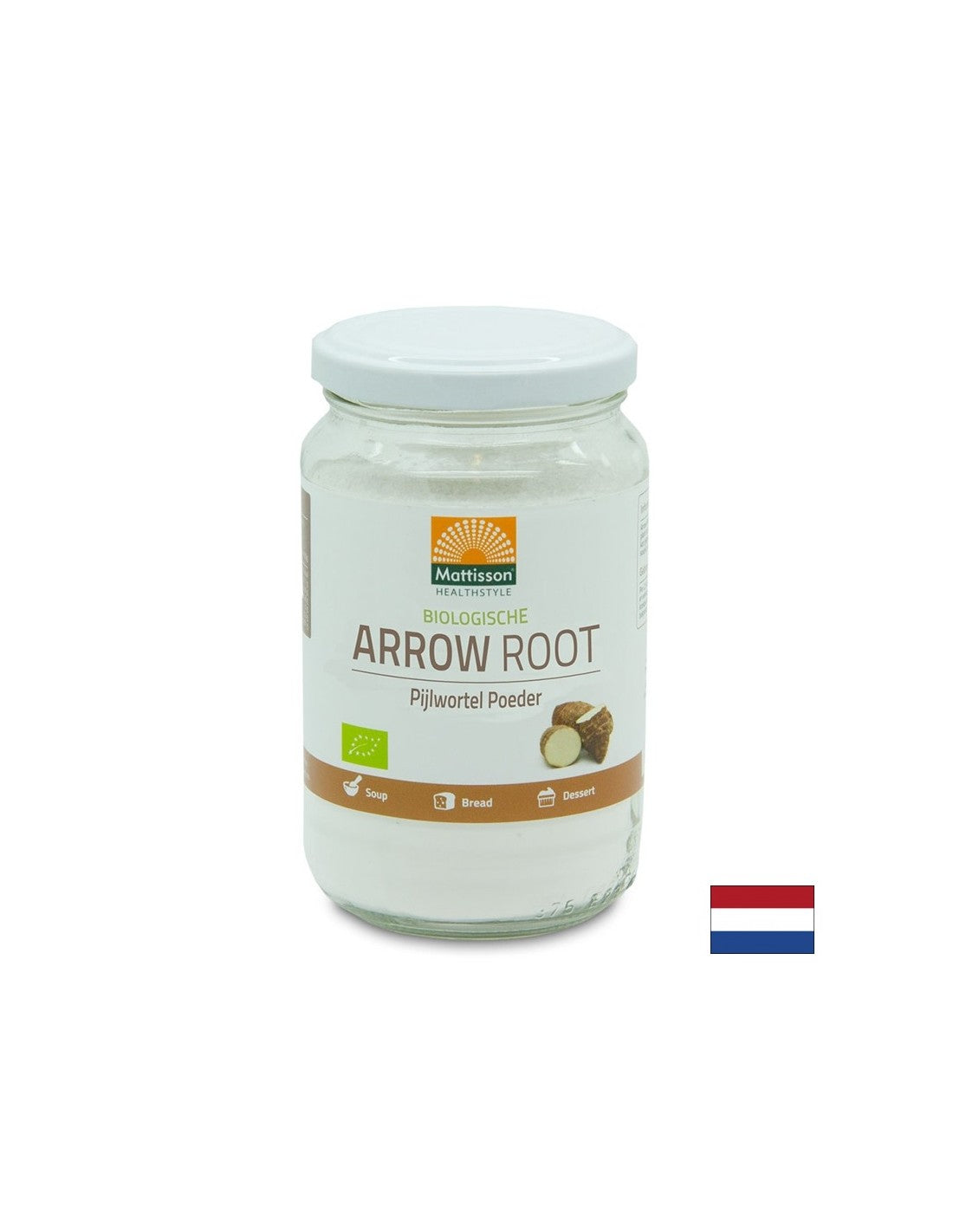 Organic arrowroot powder, 190 g - Nutra Best Europe