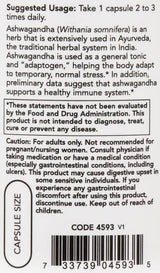 Ashwagandha Extract 450 mg - 90 capsules - Nutra Best Europe