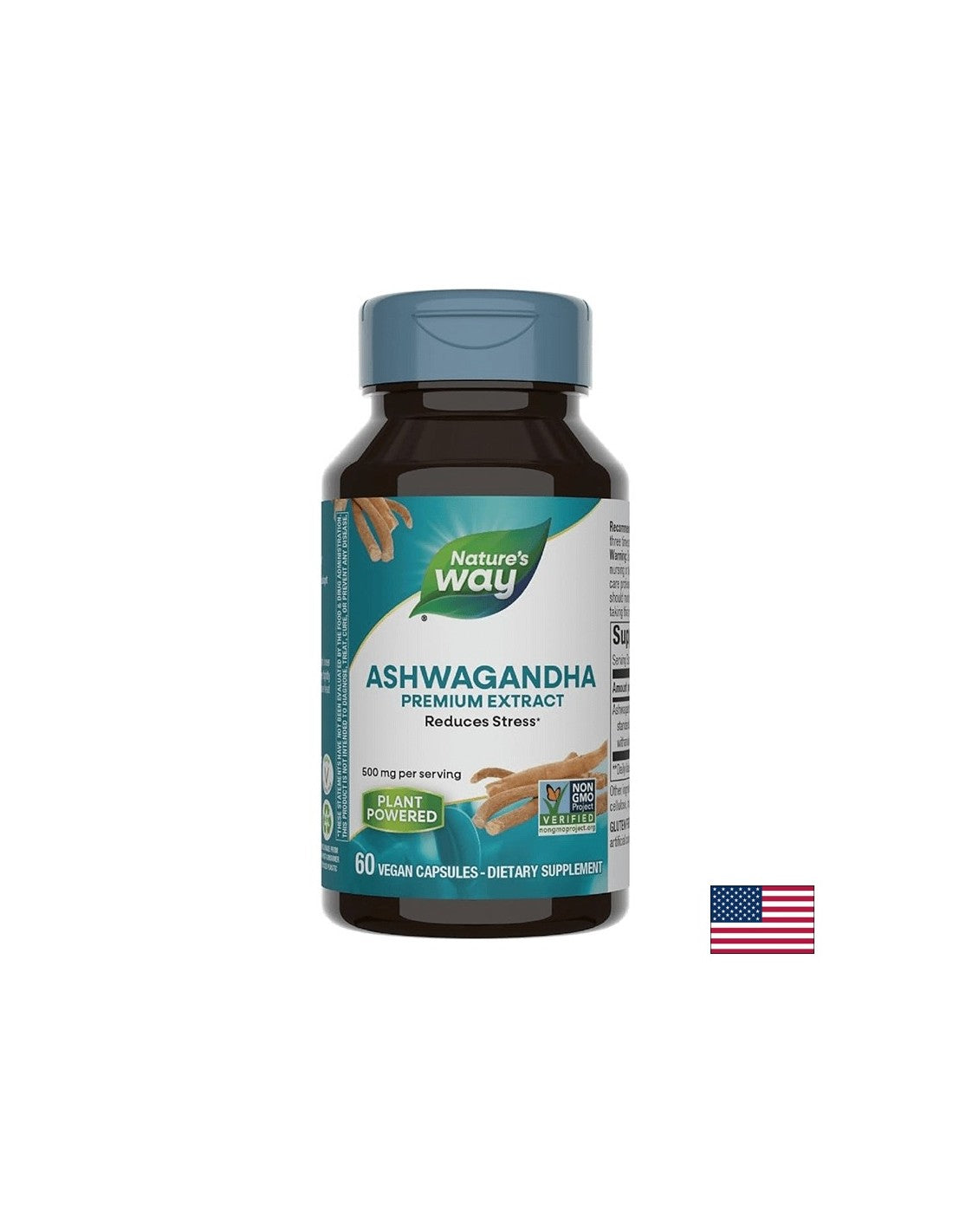 Ashwagandha 500 mg - 60 capsules - Nutra Best Europe