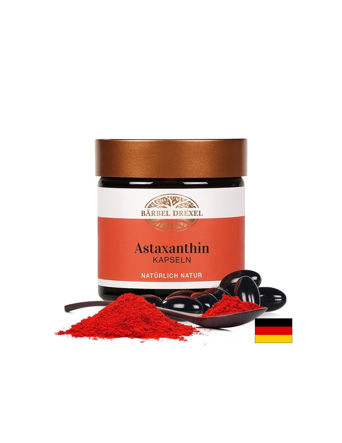 Astaxanthin - Astaxanthin (Antioxidant protection and strong vision), 40 softgel capsules Bärbel Drexel - Nutra Best Europe