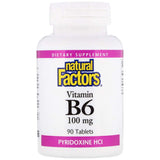 Vitamin B6 100 mg 90 Tablets - Nutra Best Europe