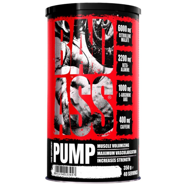 Bad Ass PUMP | Complete Pre-Workout Formula - 350 grams - Nutra Best Europe
