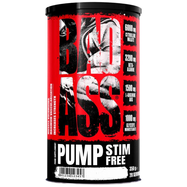Bad Ass PUMP Stim-Free Formula - 350 grams - Nutra Best Europe