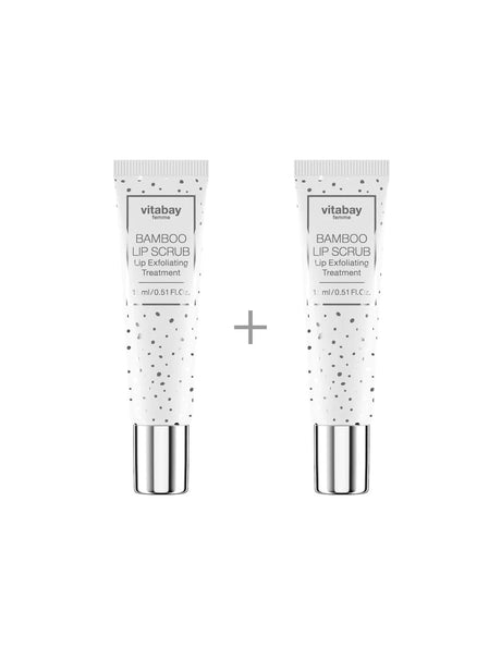 Bamboo lip scrub, 2 pcs x 15 ml - Nutra Best Europe