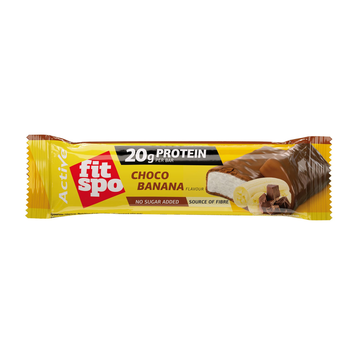 Active Bar Chocolate & Banana – 12 x 60 g - Nutra Best Europe