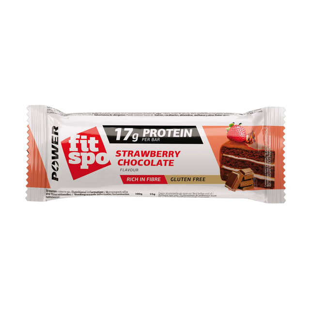 Power Bar Strawberry & Chocolate – 55 g - Nutra Best Europe