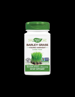Barley Grass 500 mg - 100 capsules - Nutra Best Europe