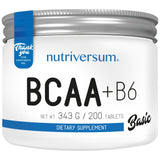 BCAA + B6 Tablets - 200 Tablets - Nutra Best Europe