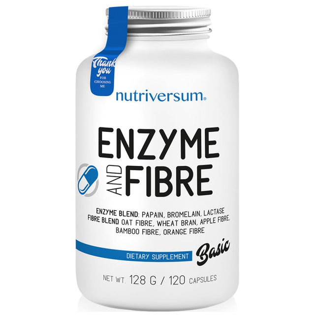 Enzyme And Fiber Blend 120 capsules - Nutra Best Europe