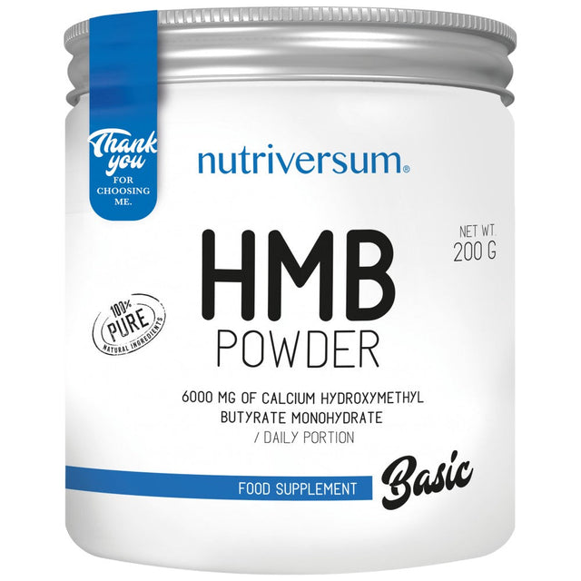 HMB Powder | 100% Pure - 200 grams - Nutra Best Europe