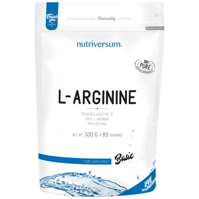 L-Arginine Powder | 100% Pure - 500 grams - Nutra Best Europe