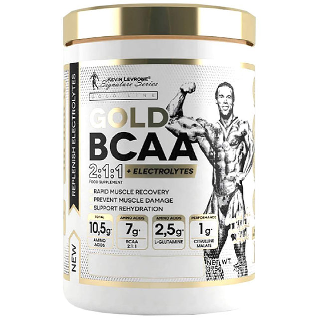 Gold BCAA 2:1:1 | with Glutamine, Citrulline & Electrolytes - 375 grams - Nutra Best Europe