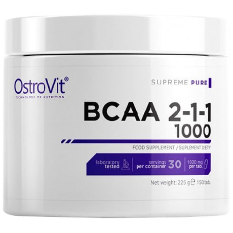BCAA 2:1:1 1000 150 Tablets - Nutra Best Europe