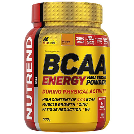 BCAA Energy Mega Strong - 500 grams - Nutra Best Europe