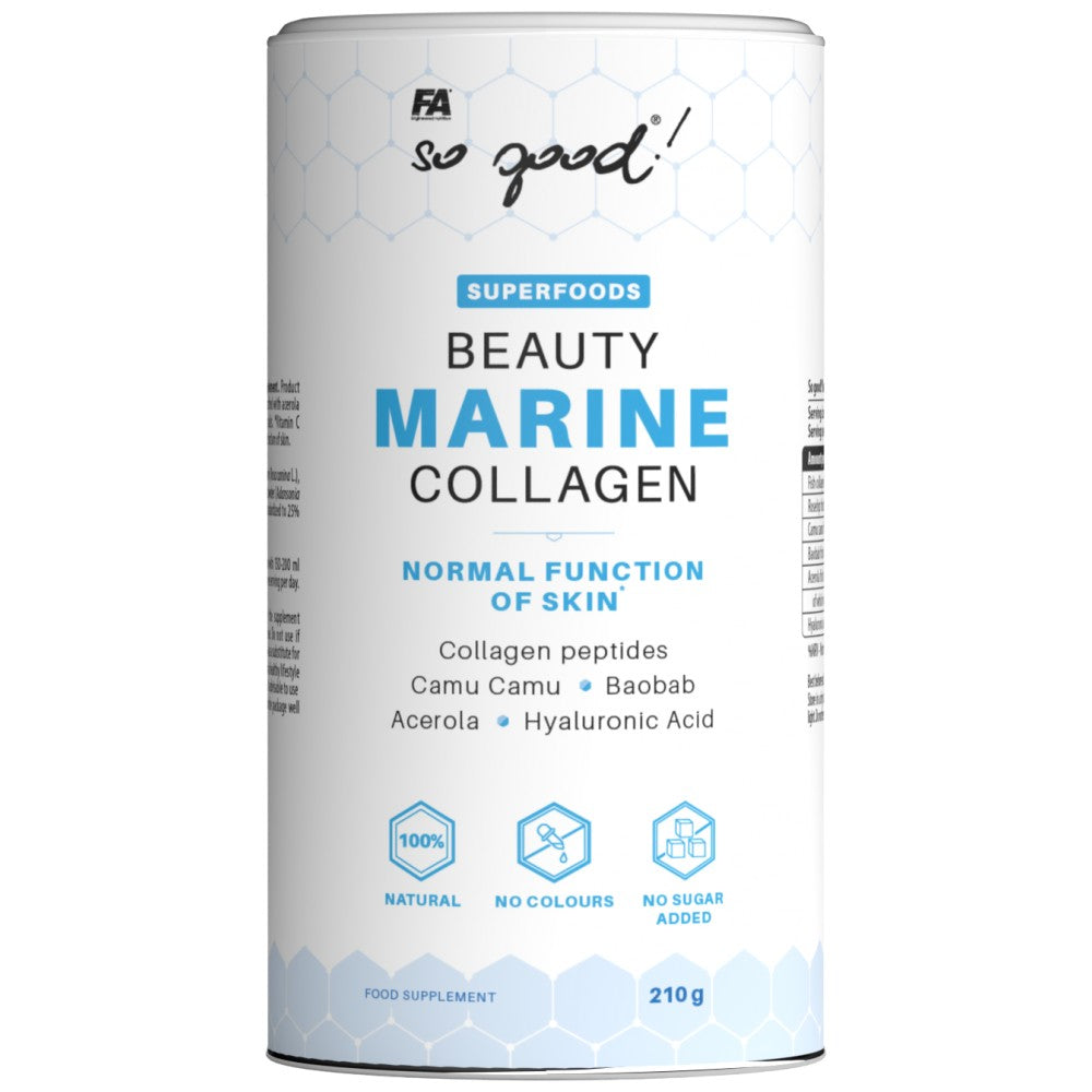 Beauty Marine Collagen / with Superfoods and Hyaluronic Acid - 210 grams - Nutra Best Europe