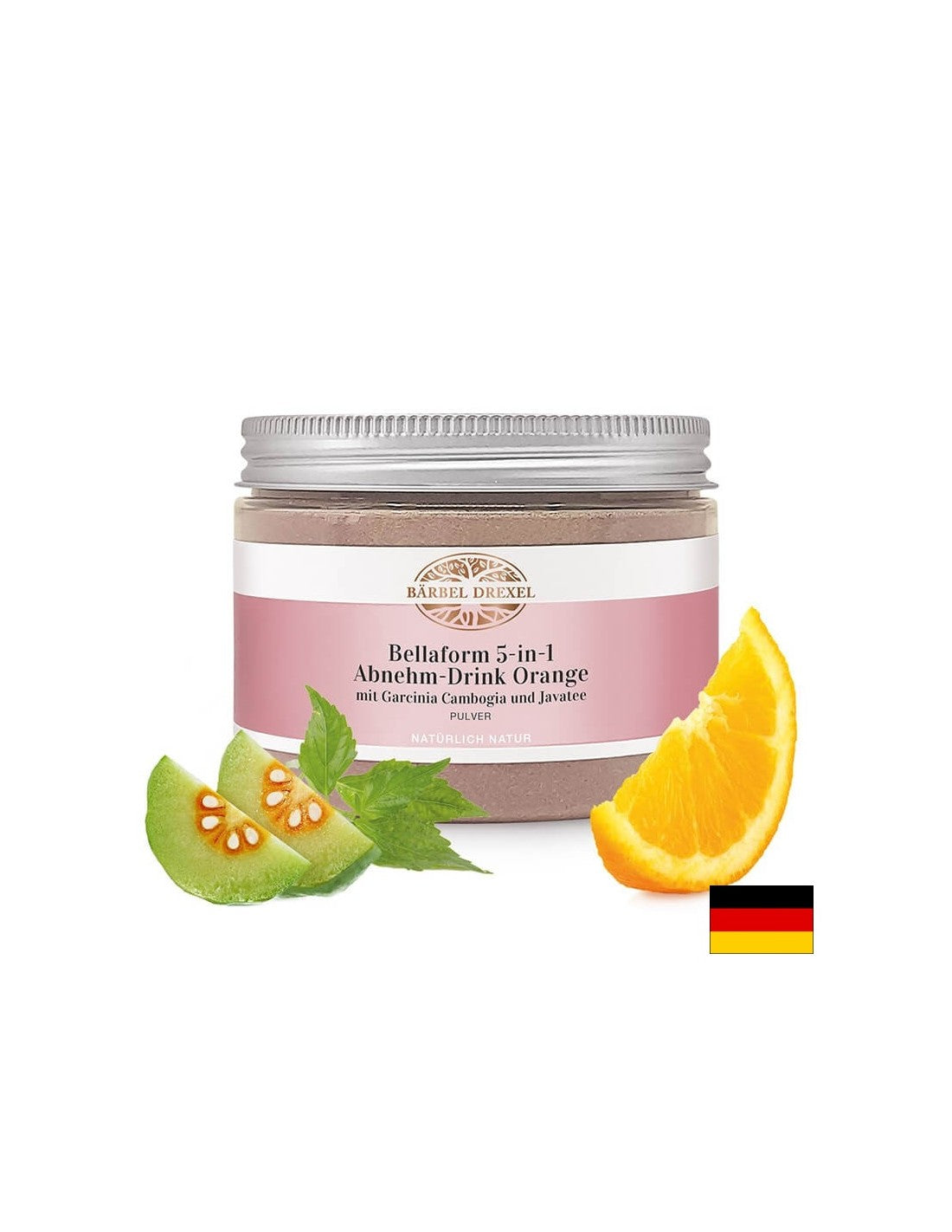 Slimming drink - Bellaform - With garcinia, red orange and cat's whiskers, 225 g, powder, 45 doses Bärbel Drexel - Nutra Best Europe