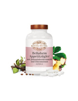 Bellaform Appetitzügler mit Johannisbrotkernmehl und Glucomannan/ Glucomannan with carob, 180 capsules Bärbel Drexel - Nutra Best Europe