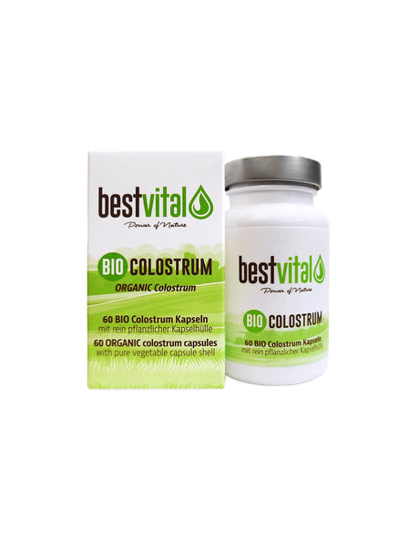 Strong immunity and vitality - Organic colostrum, 60 capsules - Nutra Best Europe