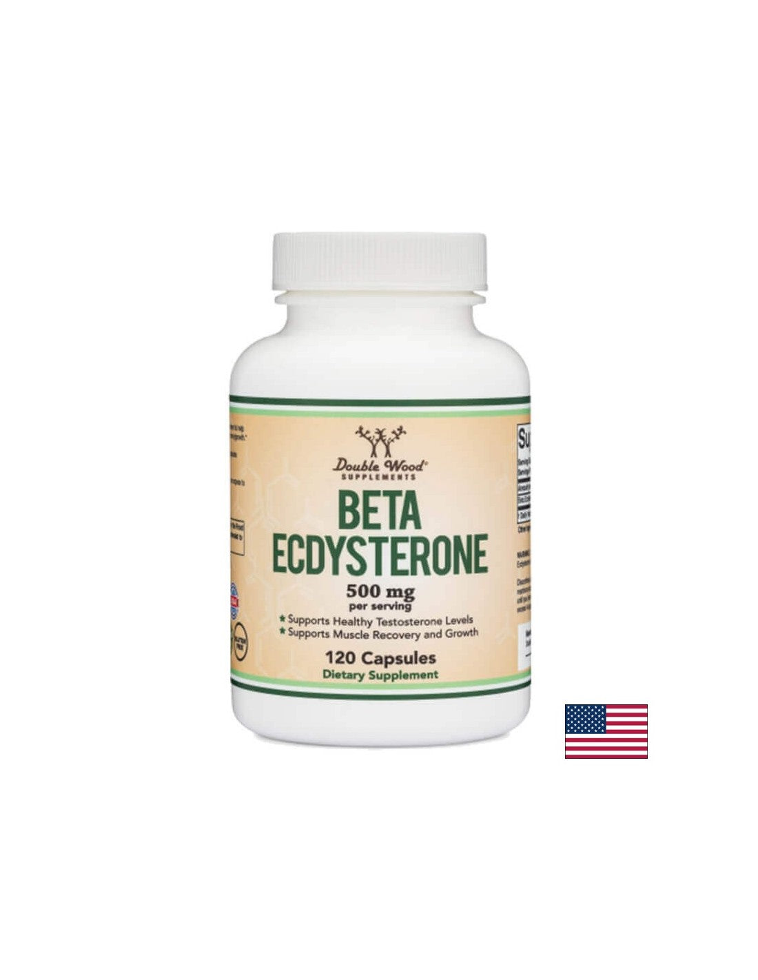 Beta ecdysterone/ Beta ecdysterone, 500 mg, 120 capsules Double Wood - Nutra Best Europe