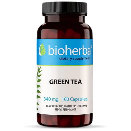 Green Tea 340 mg - 100 capsules - Nutra Best Europe