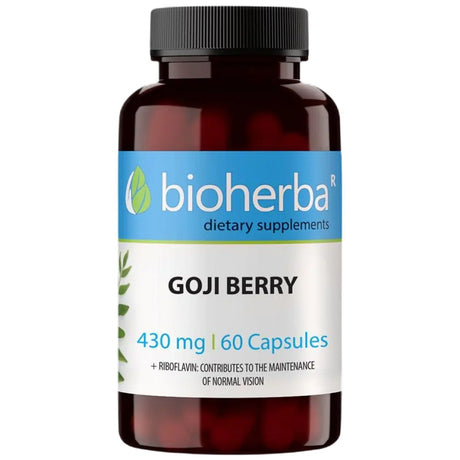 Goji Berry 430 mg - 60 capsules - Nutra Best Europe