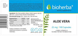 Aloe Vera 25 mg - 100 capsules - Nutra Best Europe