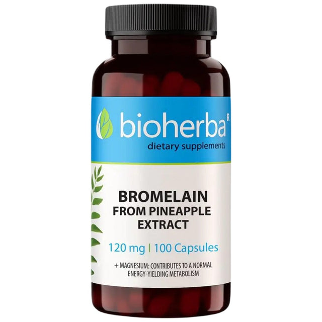 Bromelain 200 mg - 100 capsules - Nutra Best Europe