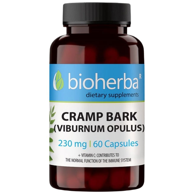 Cramp Bark 230 mg - 60 capsules - Nutra Best Europe