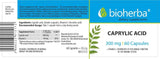 Capryllic Acid 300 mg - 60 capsules - Nutra Best Europe