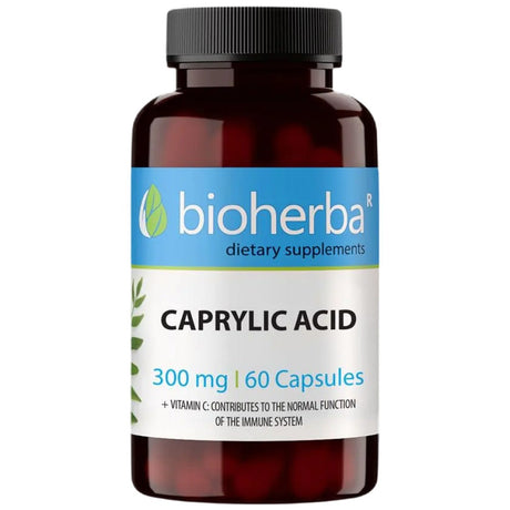 Capryllic Acid 300 mg - 60 capsules - Nutra Best Europe
