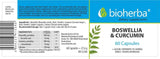 Boswellia And Curcumin - 60 capsules - Nutra Best Europe