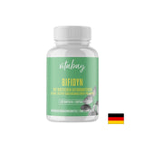 Bifidobacteria 3 billion active probiotics, 2 strain formula, 120 capsules - Nutra Best Europe