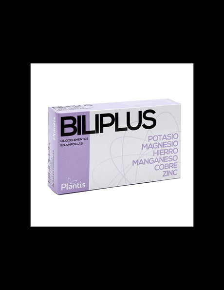 Biliplus Oligoelementos (potassium, magnesium, iron, manganese, copper, zinc)/ For strong immunity, 20 drinking ampoules Artesania - Nutra Best Europe