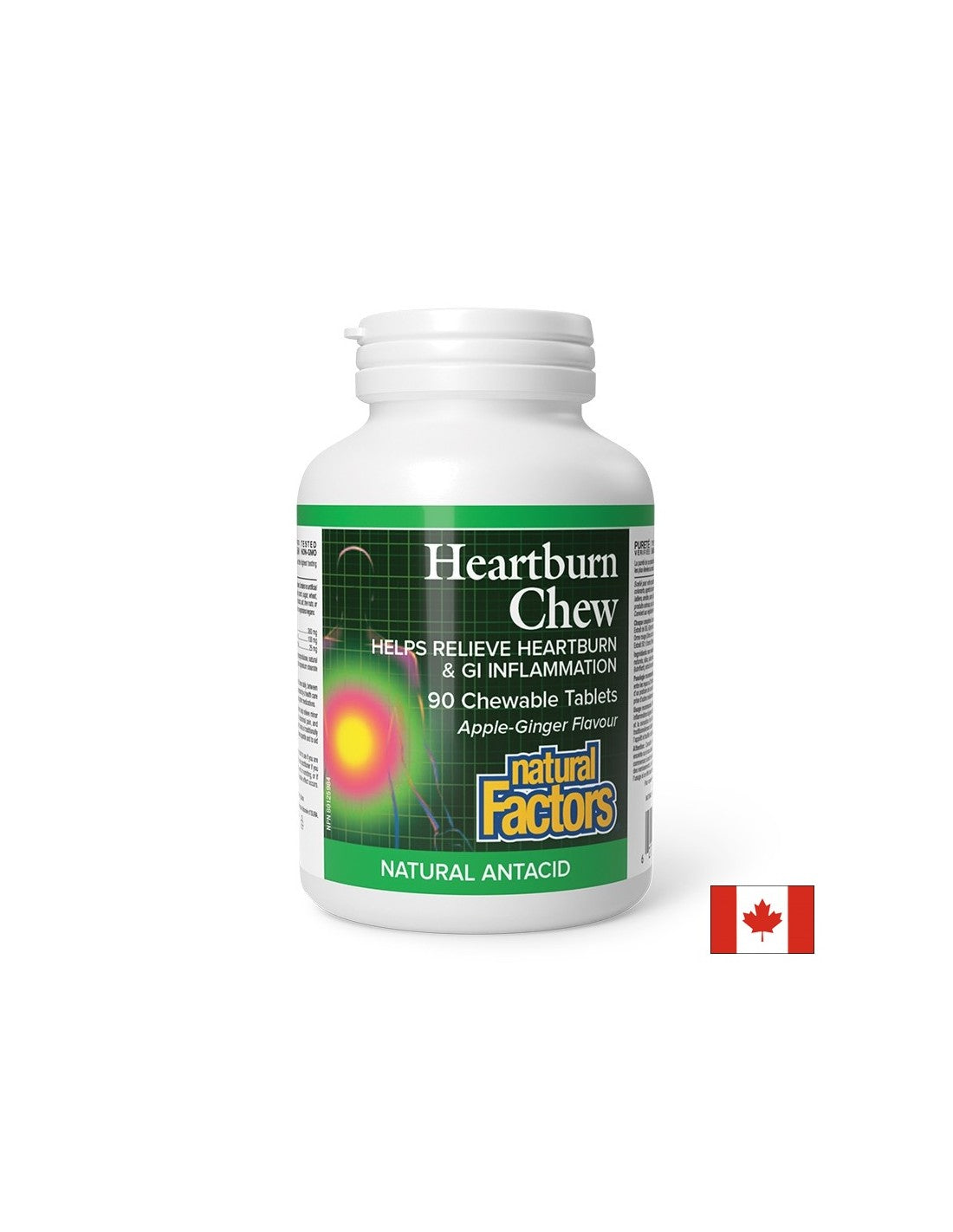 Herbal Antacid - against heartburn, 90 chewable tablets - Nutra Best Europe