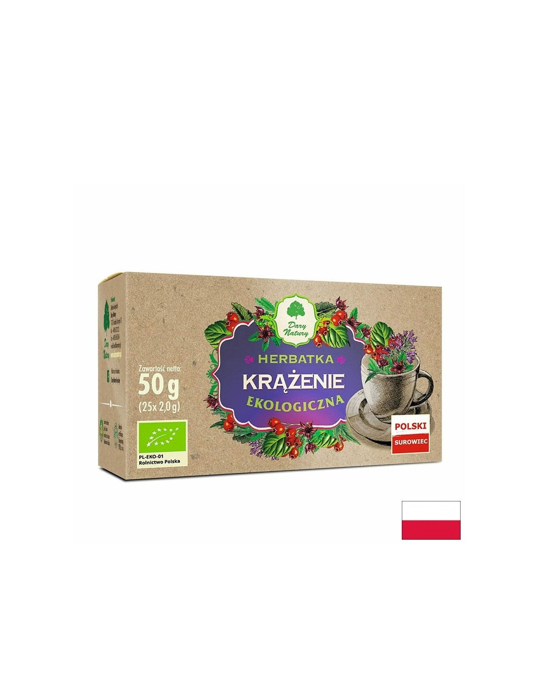 Herbal tea Circulation Bio, 25 packets - Nutra Best Europe