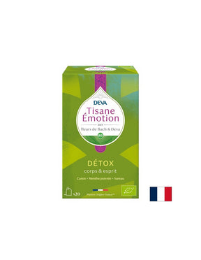 Herbal detox tea (with floral elixirs according to Dr. Bach's method), 20 filter bags - Nutra Best Europe