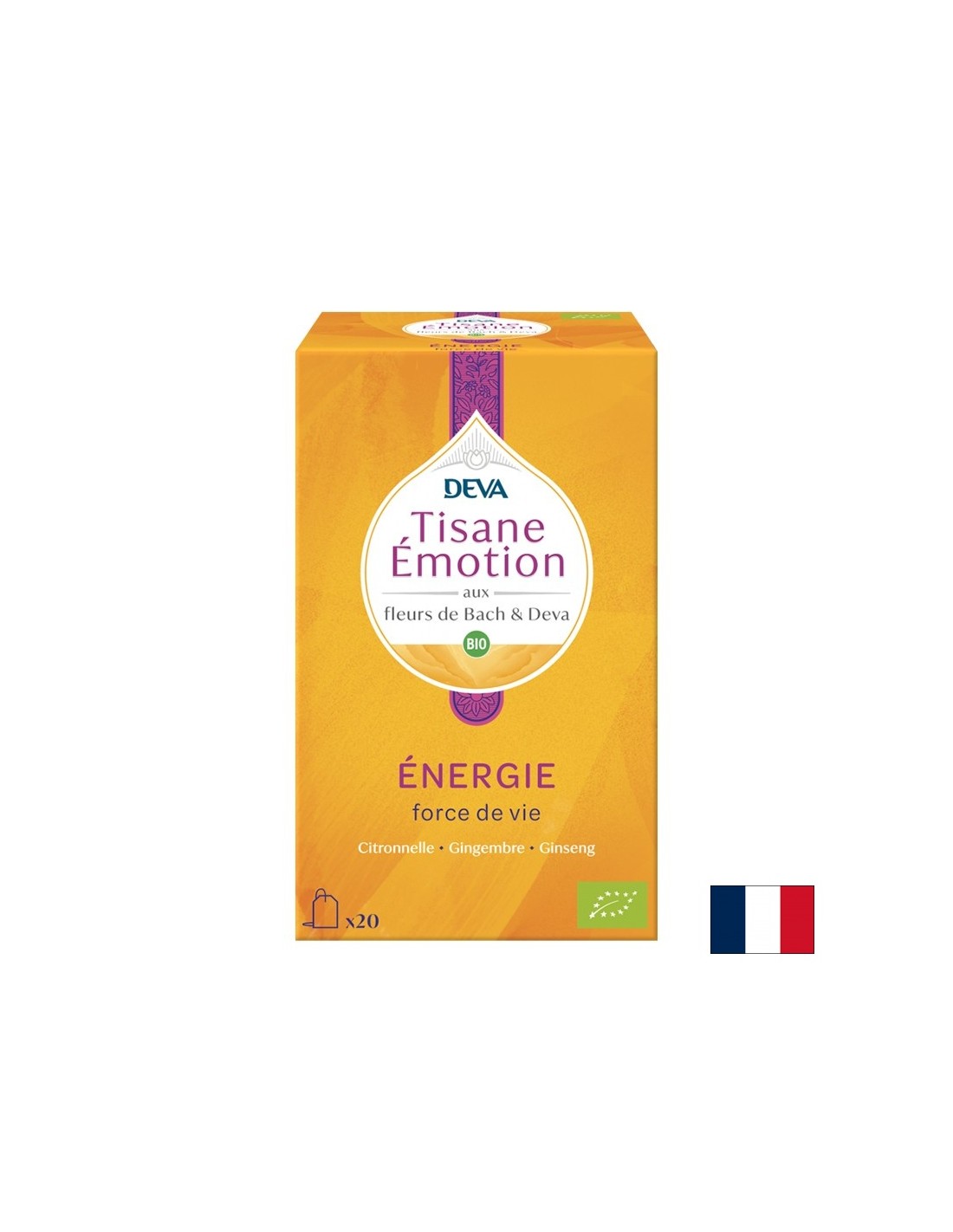 Herbal tea "Energy" (with floral elixirs according to Dr. Bach's method), 20 filter bags - Nutra Best Europe