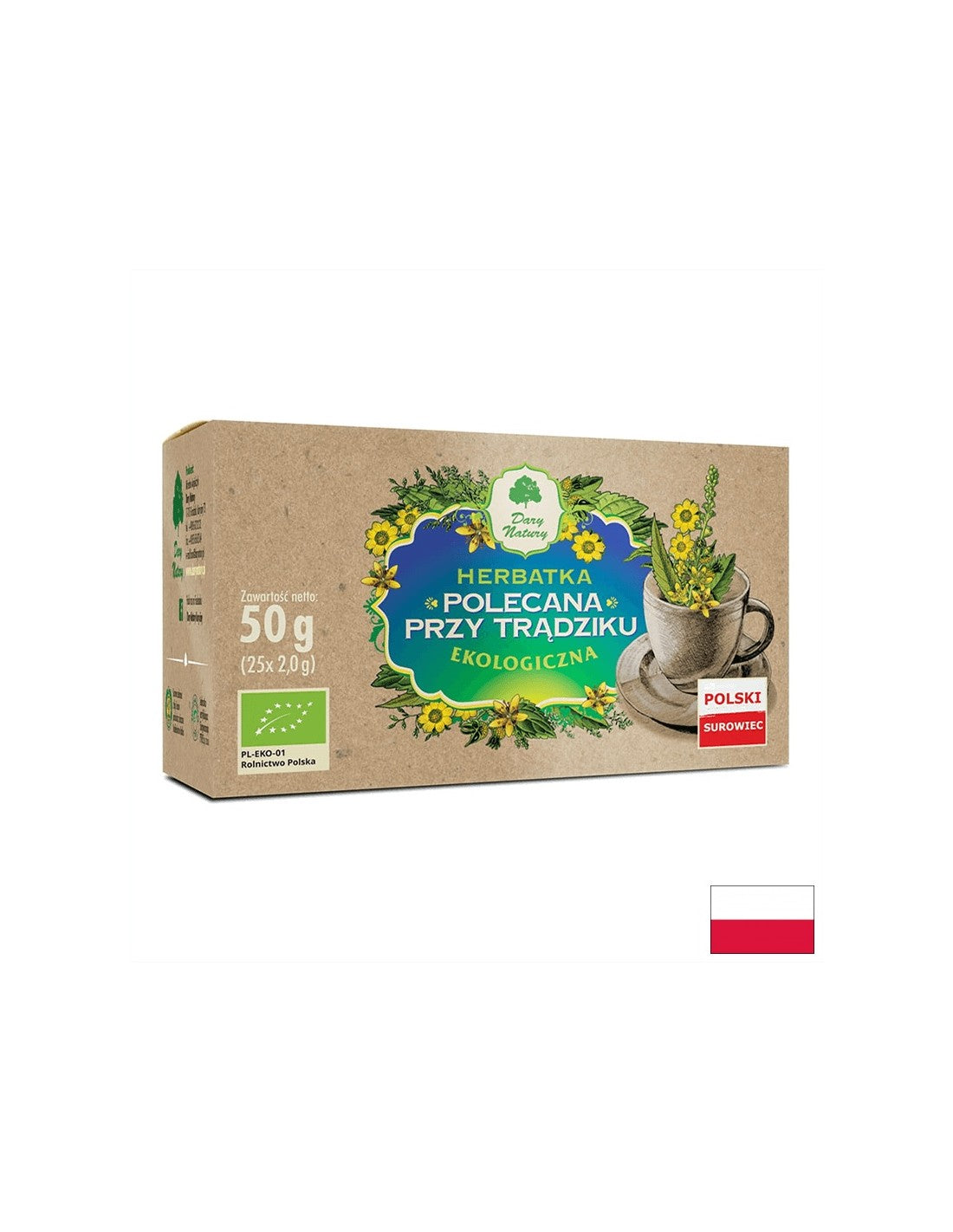 Herbal tea for acne and problem skin, 25 filter bags - Nutra Best Europe