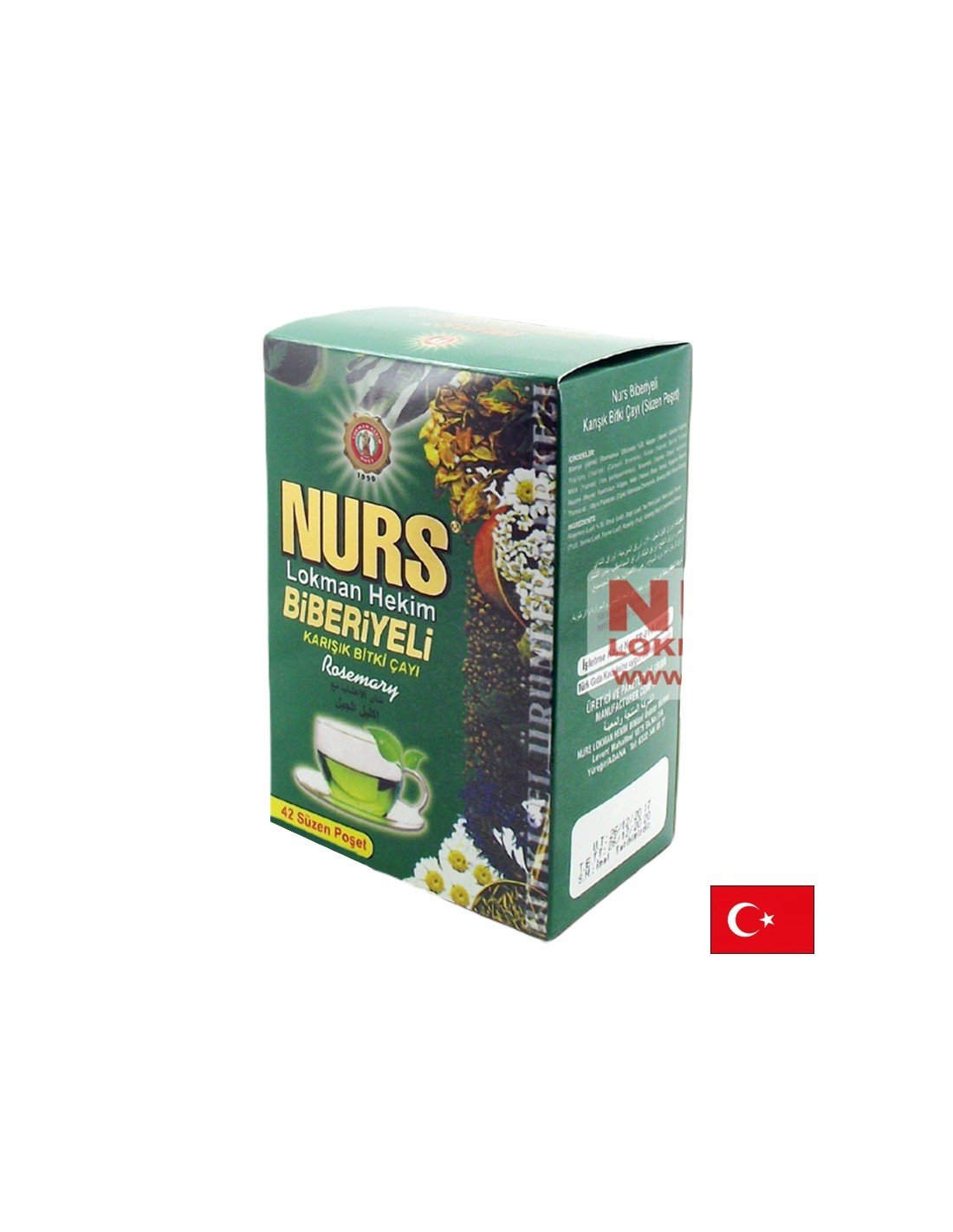 Herbal tea with rosemary, 42 filter bags - Nutra Best Europe