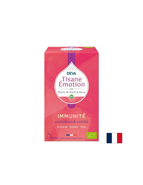 Herbal tea for immunity (with floral elixirs according to the method of Dr. Bach), 20 filter bags - Nutra Best Europe