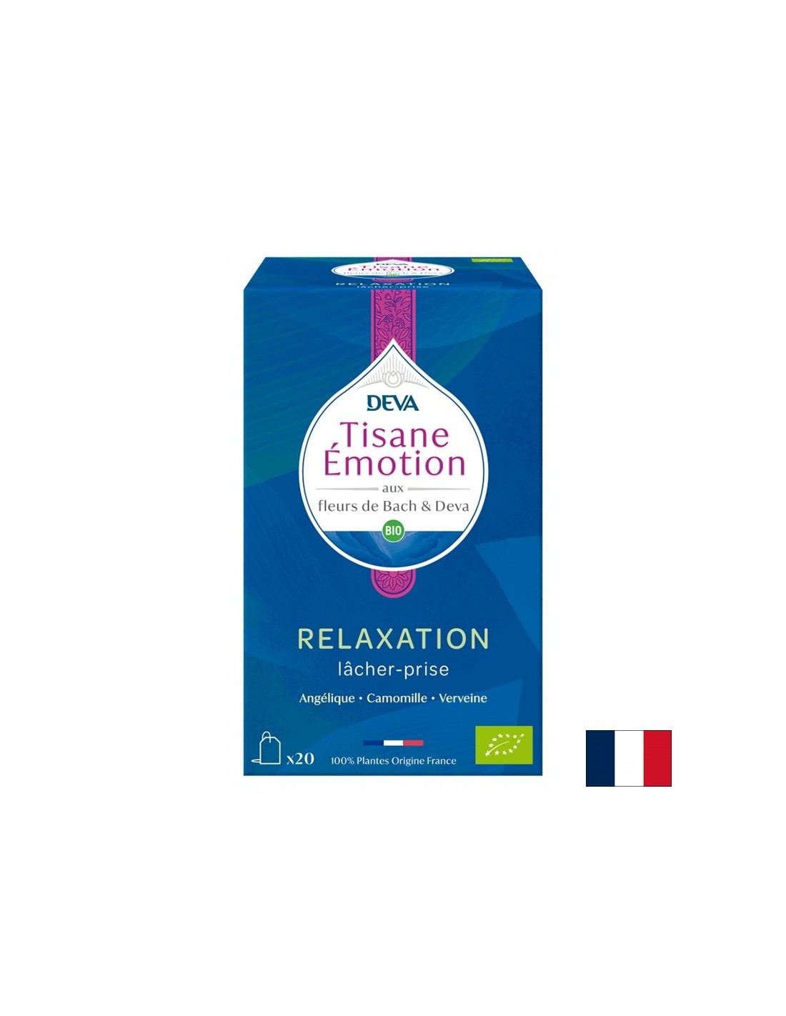 Herbal tea for relaxation (with floral elixirs according to Dr. Bach's method), 20 filter bags - Nutra Best Europe