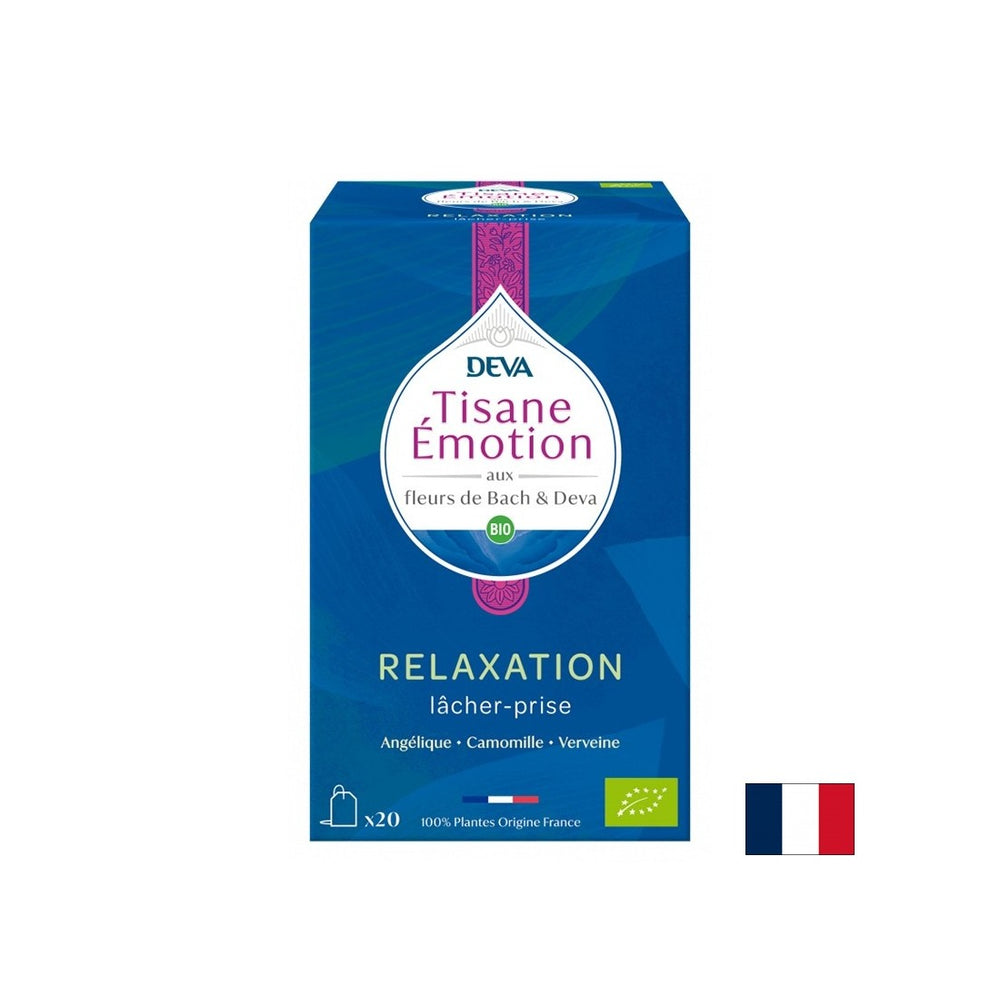 Herbal tea for relaxation (with floral elixirs according to Dr. Bach's method), 20 filter bags - Nutra Best Europe