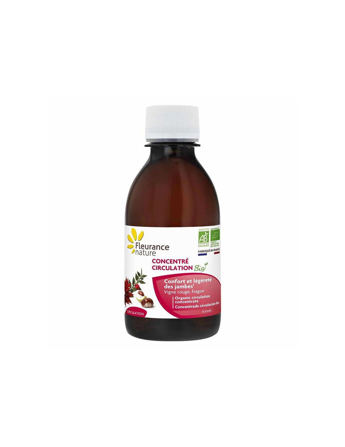 Herbal concentrate for good microcirculation Bio, 200 ml Fleurance Nature - Nutra Best Europe