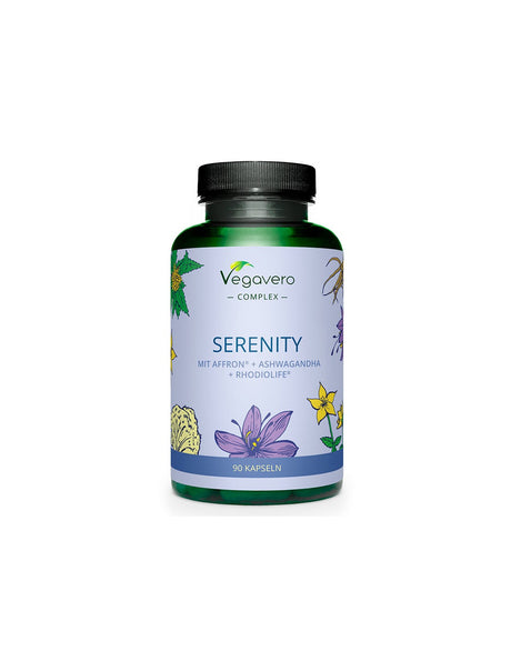 Herbal Antistress Formula with Saffron + Ashwagandha and Golden Root, 90 capsules - Nutra Best Europe