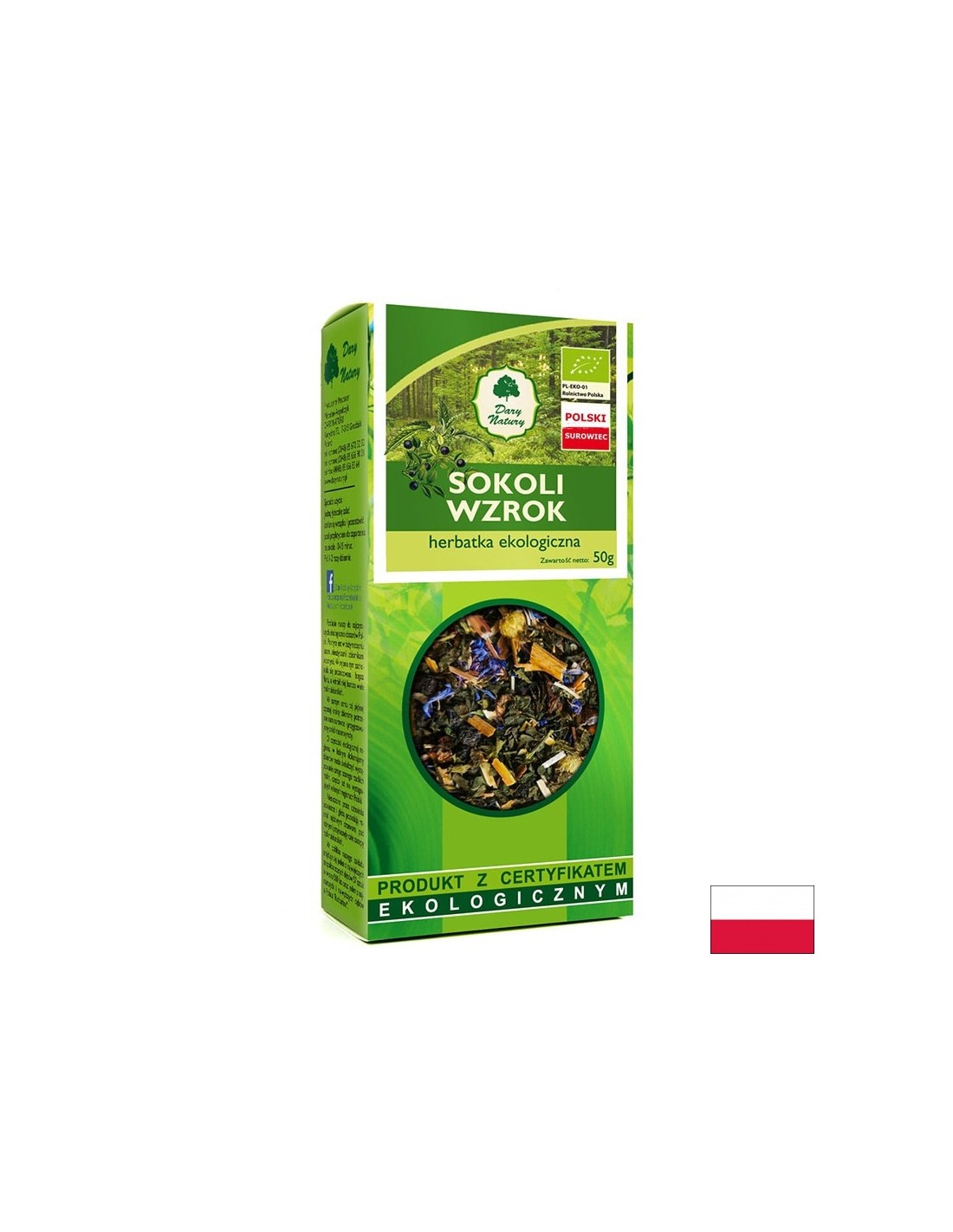 Herbal Bio mixture for good vision, 50 g - Nutra Best Europe