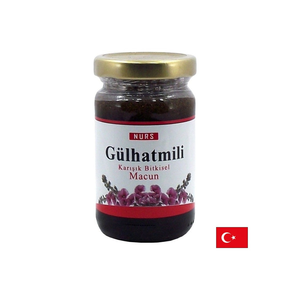 Herbal paste with honey and marshmallow blossom - for coughs and sore throats, 120 g - Nutra Best Europe