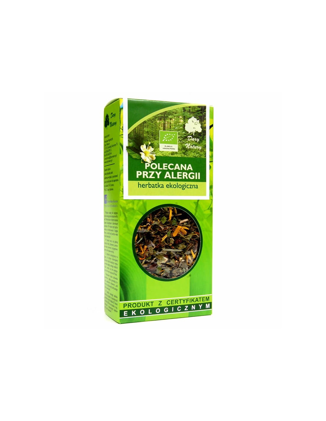 Herbal mixture against allergies Bio, 50 g - Nutra Best Europe