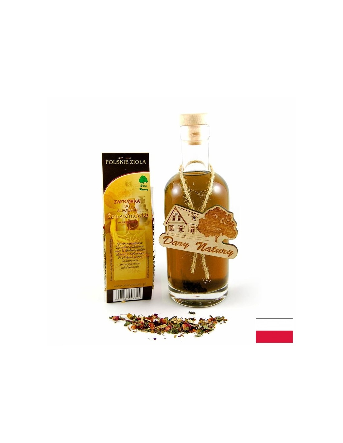 Ginseng root - dry herb for tincture - Vitality and vitality, 20-30 g Dary Natury - Nutra Best Europe