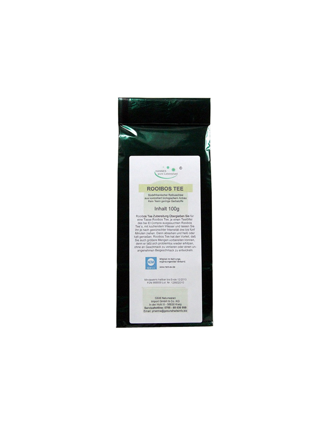 Bio Rooibos Tee - BIO Rooibos tea, 100 g El Compra - Nutra Best Europe